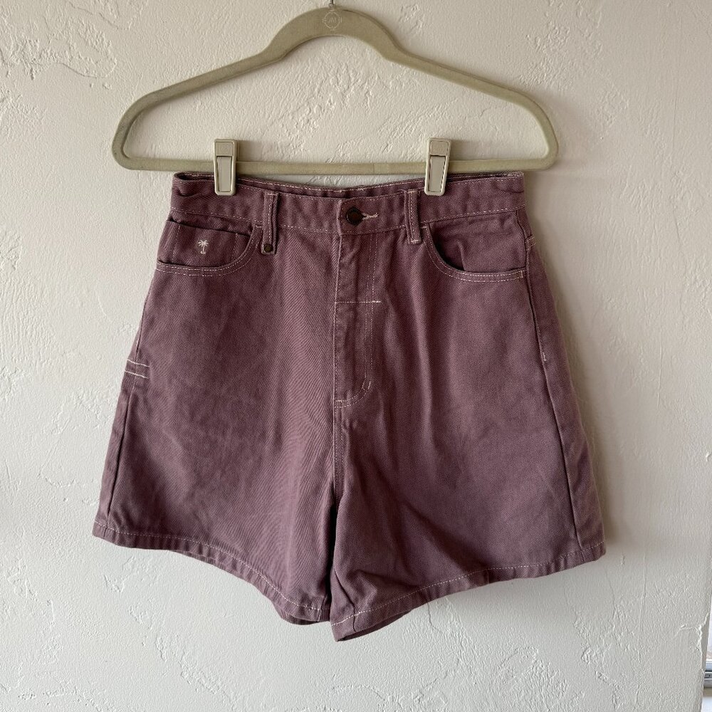 Thrills Koko Denim Short - Mauve Purple